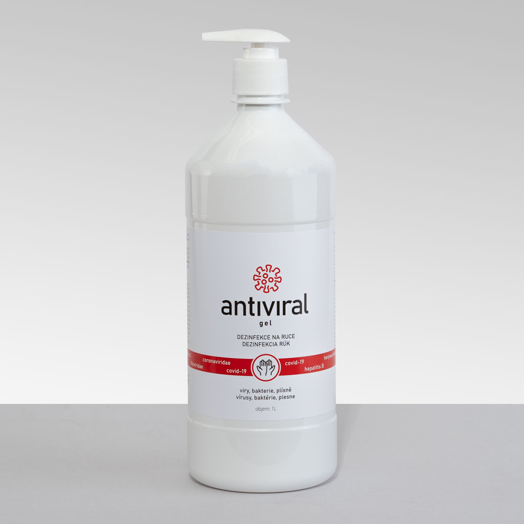 Dezinfekce ANTIVIRAL Gel 1000 ml s pumpou