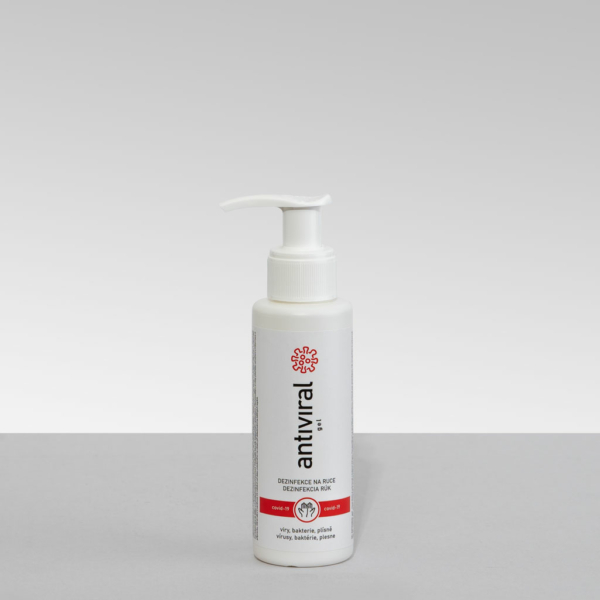 Dezinfekce ANTIVIRAL Gel 100 ml s pumpou