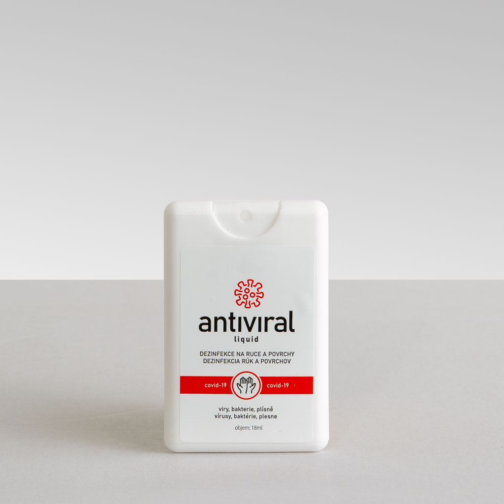Dezinfekce ANTIVIRAL Liquid 18 ml karta